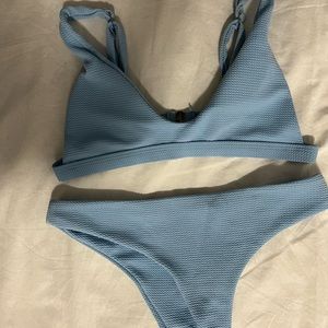 Blue bikini